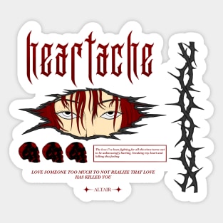 Heartache Sticker